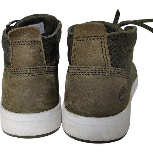 Timberland Groveton Chukka A1GIF Olive Green Nubuck Men 9M US Good Condition main image 7
